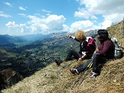 Anello sul Monte Scanapà, balcone panoramico verso la Regina delle Orobie, il 23 aprile 2014 - FOTOGALLERY